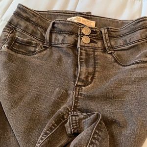 Mudd girls skinny jeans size 10. Black